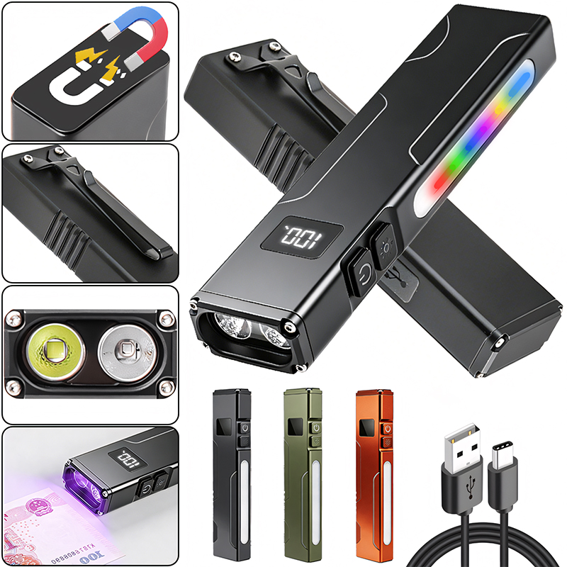 Edc Carry Pen - Lampe de travail multifonctionnelle EDC, lumière