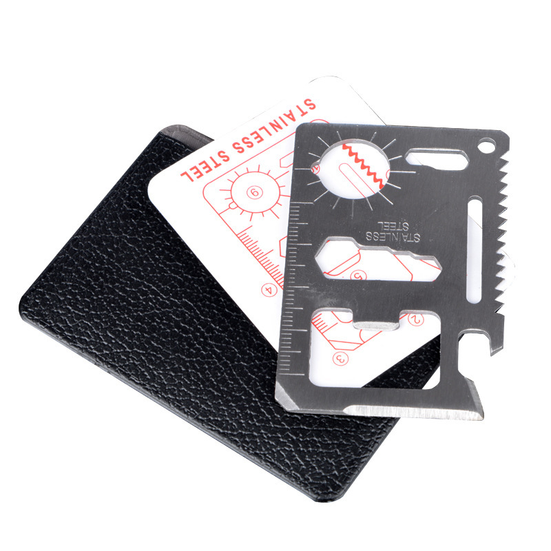 Multitool Credit Card - Outil de poche carte de crédit