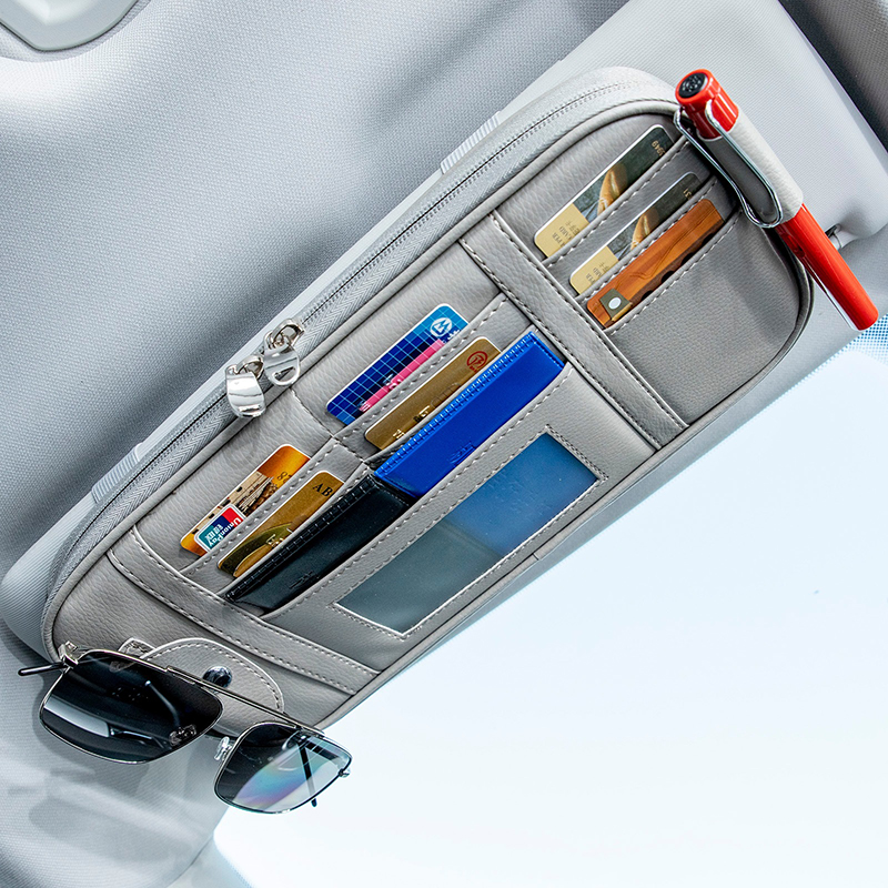 Edc Carry Pen - Organisateur de rangement pour pare-soleil de