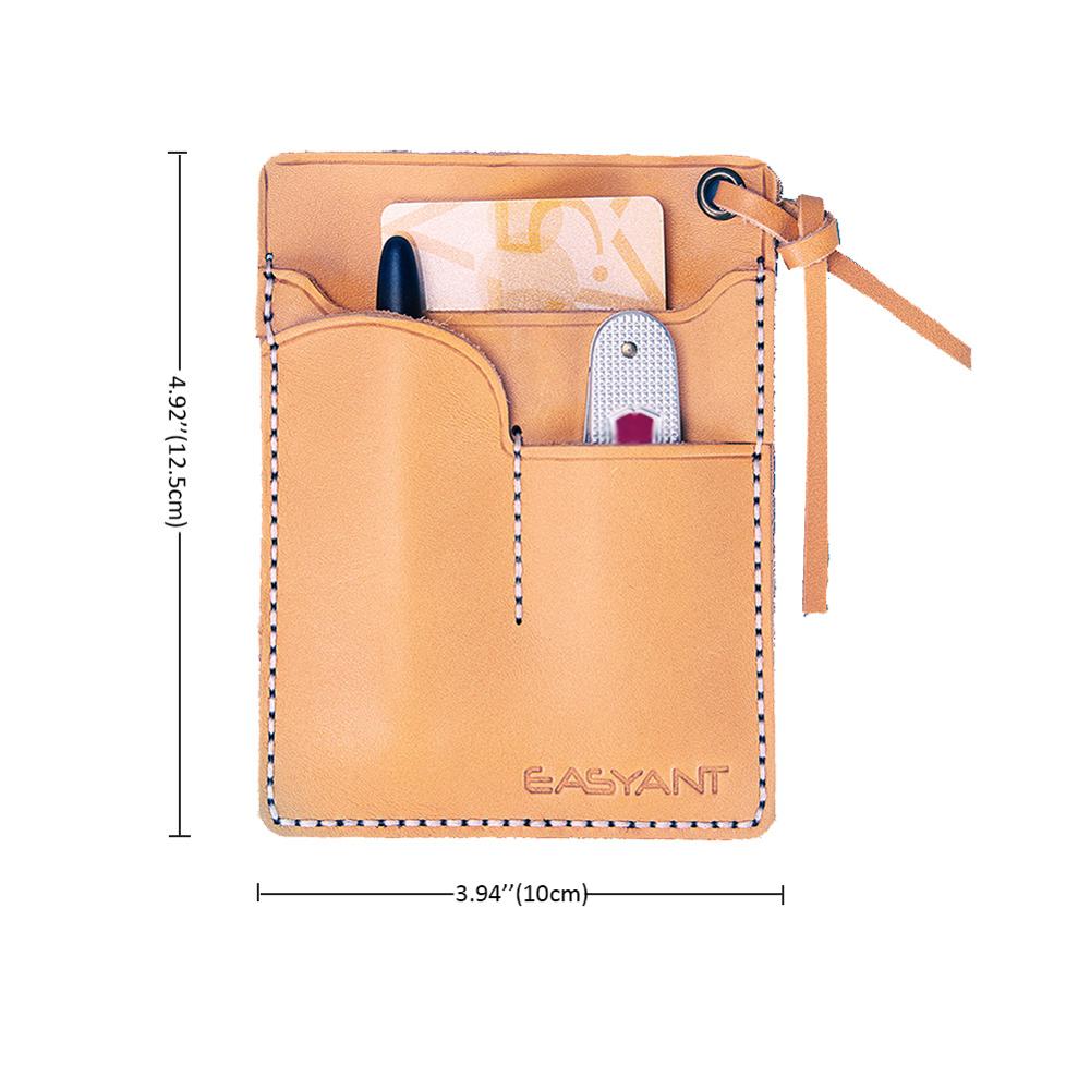 Étui en cuir tanné végétal fai - Multitool Credit Card avis et prix
