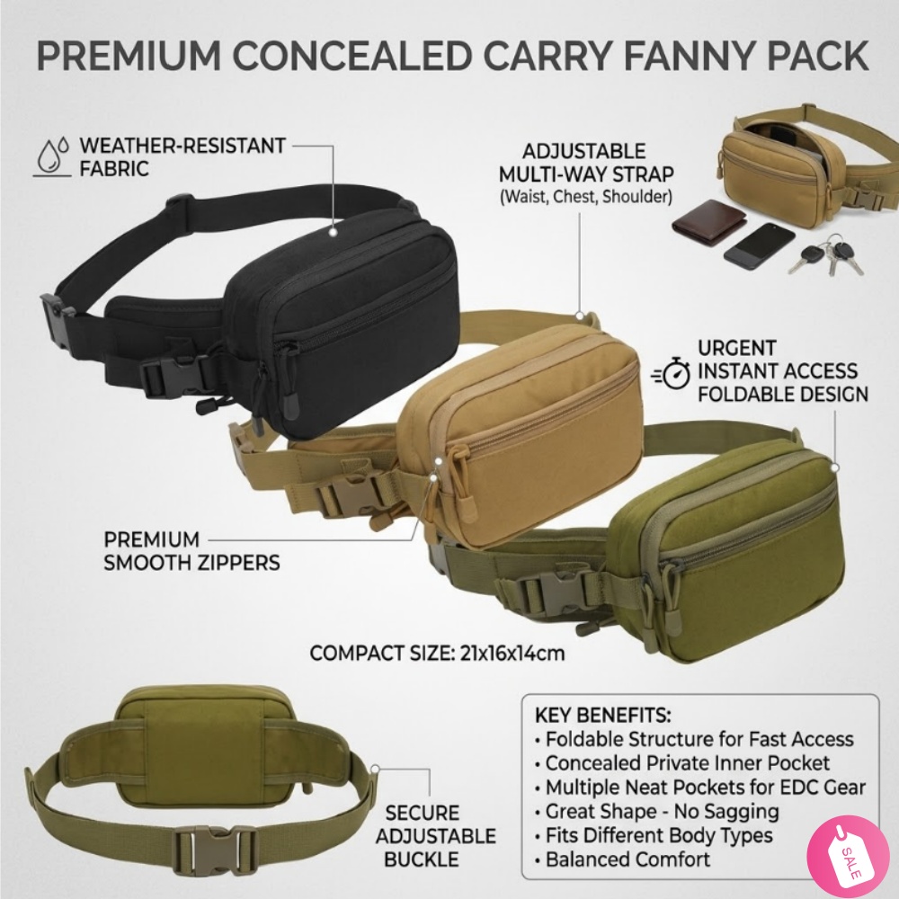 Sac banane tactique pour homme - Edc Carry Bag For Men avis et prix