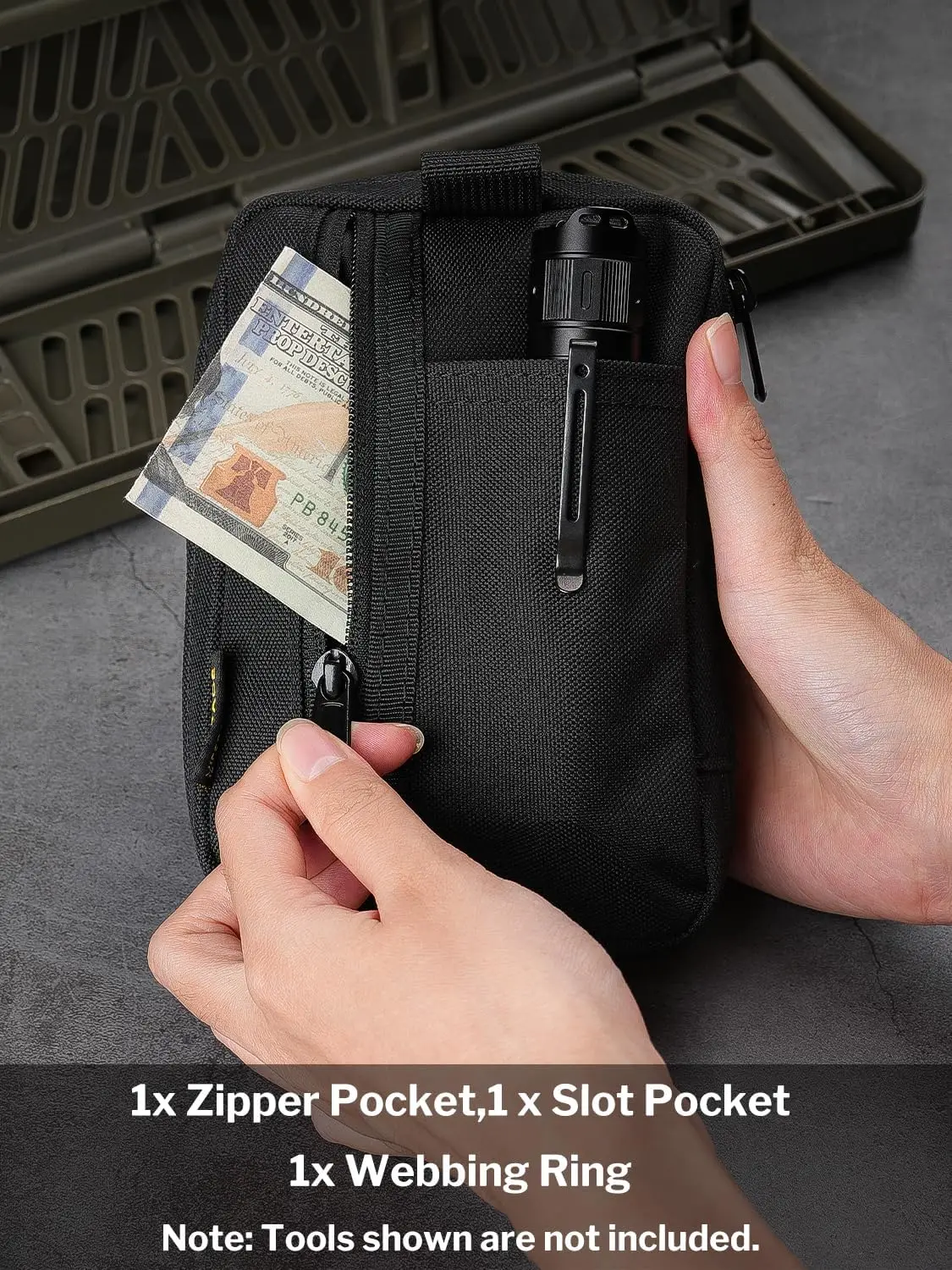 Pochette EDC VIPERADE VE32, Or - Appendix Carry Edc avis et prix
