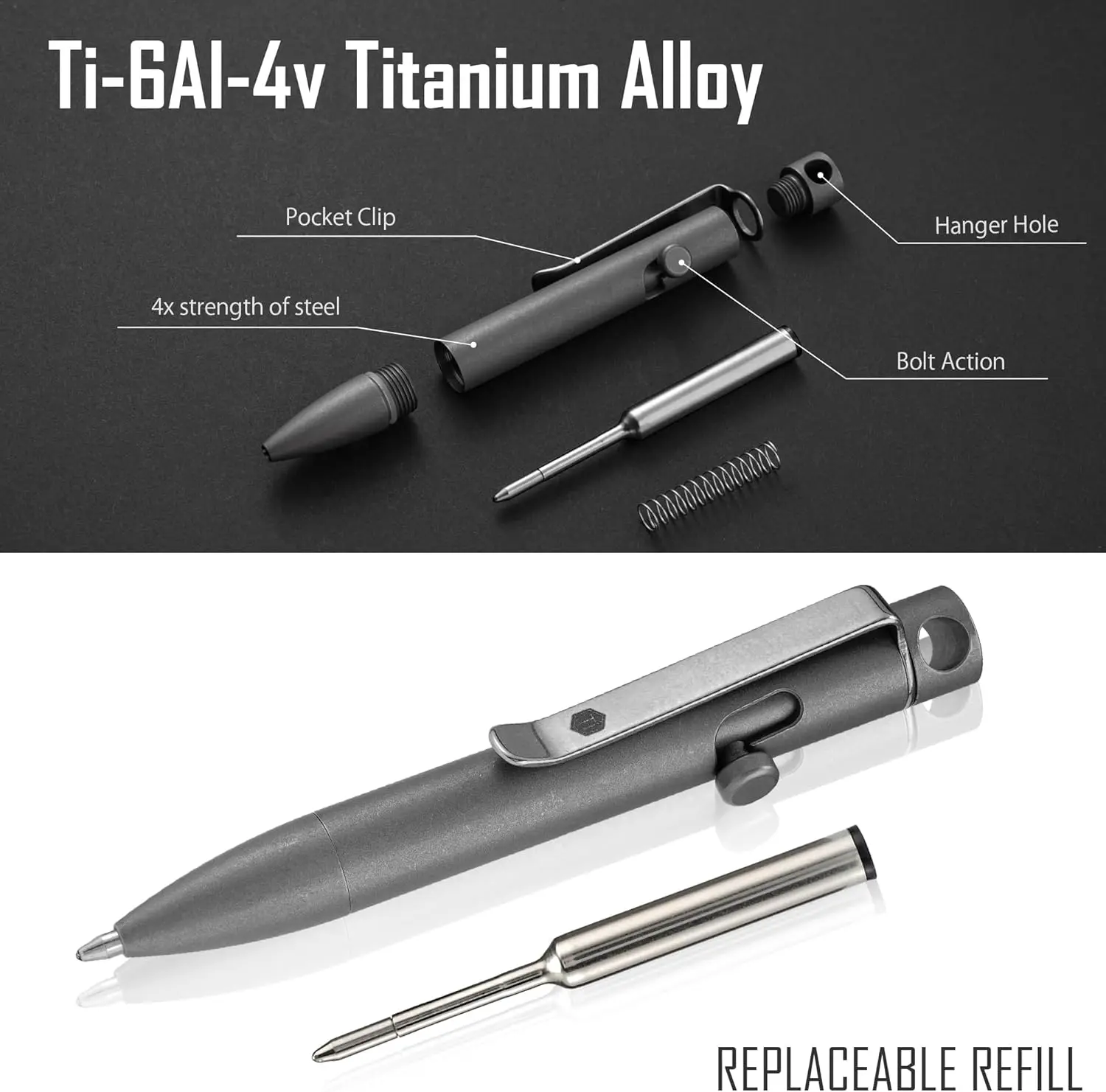 Stylo à bille KeyUnity KP05SW  - Edc Carry Pen avis et prix