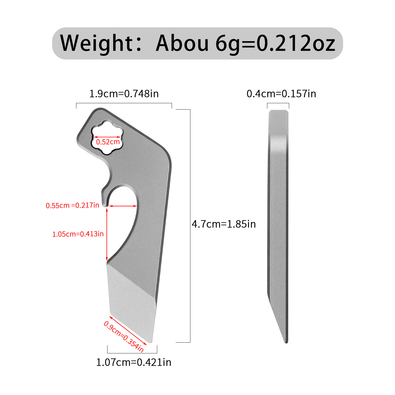 Outil multifonction portable e - Titanium Pry Bar avis et prix