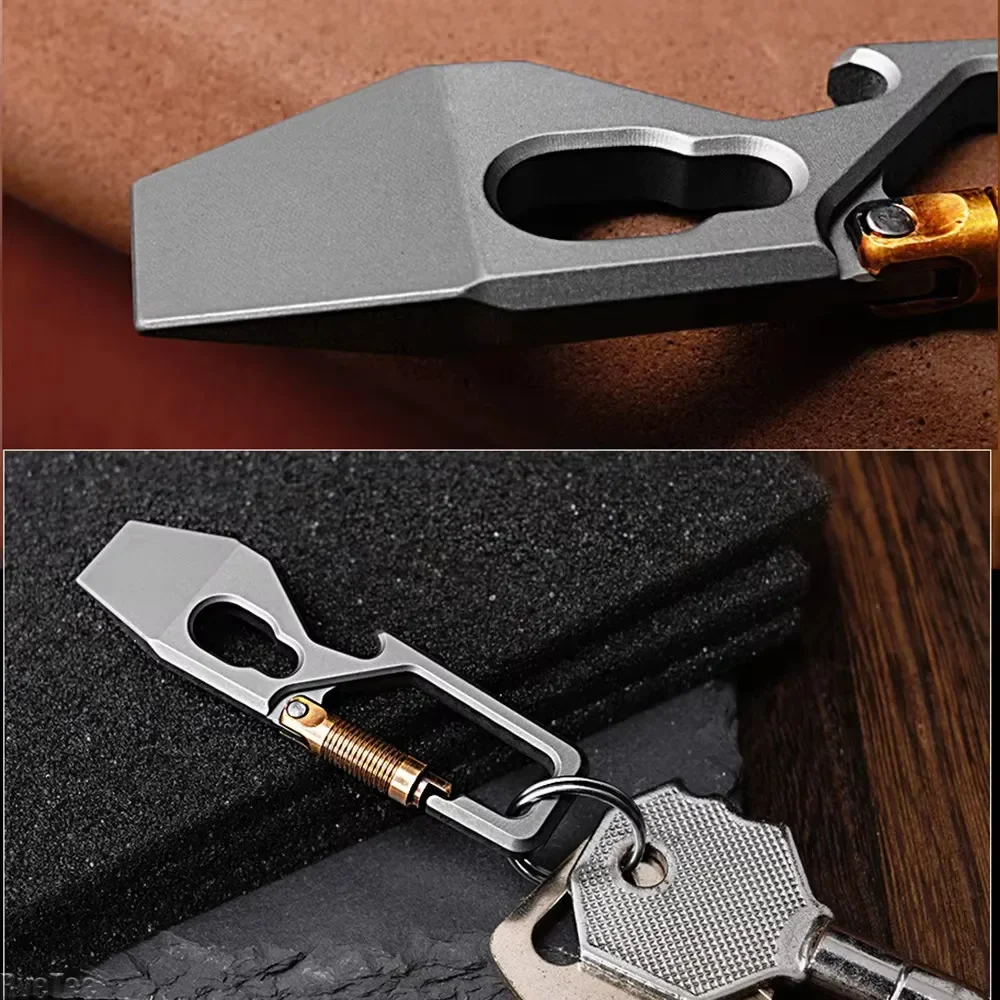 Porte-clés multifonction 6cm 5 - Titanium Pry Bar avis et prix